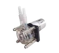 Fenteer Small Peristaltic Pump DC Brushed Geared Motor Precision Silent Self Priming Easy to Install DC Pump for Experiments, 12V