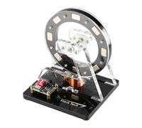 Fenteer Small Wheel Brushless Motor Model,Adjustable High Speed Single Coil Driven for Science Lab Supplies Physics Teaching