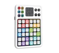 Fenteer Smart Sudoku Puzzle Game Portable Educational Toy Sudoku Console for Classroom Traveling Adults Beginner Children