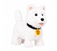 Fenteer Soft Pet Robot Dog with Leash Controller for Children Interactive Toy That Walks Dances and Sings Songs