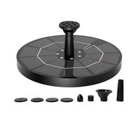 Fenteer Solar Powered Pump with Brushless DC Motor and Automatic Low Water Shutoff for Garden Patio Feature Suitable for Birdbath Pool, Style B