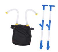 Fenteer Spreader Backpack Sprayer Manure Applicate Portable Distributor for Plants Fruit Trees Outdoor Backyard, PVC Double Handle