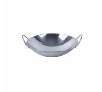 Fenteer Stainless Steel Cookware Chafing Dish Serving Pot Mini Hot Pot with Secure Lid and Balanced Base for One to Two People Table Service Restaurant Or, 8 Inch, Type B Wo Lid