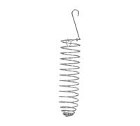 Fenteer Stainless Steel Parrots Feeder Basket Vegetable Millet Container 4.5cmx23cm Hollow Design Feeding Cage Device