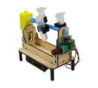 Fenteer Stem Science Kits DIY Rotary Mixer Toy Innovation Party Favor Educational Experiment Projects for Children Birthday Beginners