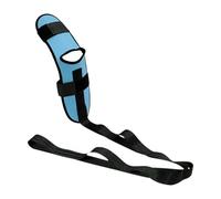 Fenteer Stretch Strap with Loops Non Elastic Exercise Stretcher Stretch Out Strap Adjustable for Flexibility Mobility Ballet Dance, Blue