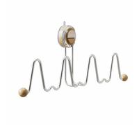 Fenteer Suction Cup Hanging Hook with Wooden End Rustic Organizer for Keys Hats Scarves Suitable for Apartment Dorm Office Decor, Light Brown, Shoe Rack
