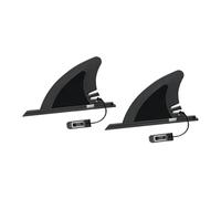 Fenteer Surfboard Surf Fin with Locking Pins Replacement Professional Easily Install Accessories for Inflatable Kayaks Universal Fit, 4inch 2Pcs