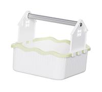 Fenteer Tabletop Parrot Stand, Compact, Activity Toy, Desktop, Portable Bird Perch Stand Toilet Training for Cockatoo Cockatiels, White