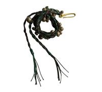 Fenteer Tambourine Jinglebell Effect Cymbal Tambourine Wear Resistant Cymbal Accessory Replacement Cymbal Bells Jinglebell for Crashes Rides, Green