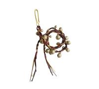 Fenteer Tambourine Jinglebell Effect Cymbal Tambourine Wear Resistant Cymbal Accessory Replacement Cymbal Bells Jinglebell for Crashes Rides, Red