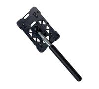 Fenteer Telescopic Rod Card Holder Reacher Portable for Garage Practical Efficient Lightweight Extendable Car Parking Payment Rod, Black
