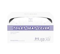 Fenteer Toilet Seat Covers for Kids Adults Paper Discreet Seats for Commercial Wall Dispenser for Vacations Bathroom White, 200 sheets