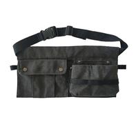 Fenteer Tool Waist Bag Belt Waist Bag Portable Tool Bag Tools Organizer for Electricians Maintenance Workers Gardeners Builders, Black