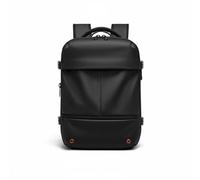 Fenteer Travel Backpack Computer Backpack Luggage Bag Vacuum Compression Bag With Usb Charging Organized Compartments Expandable Storage Oxford Cloth, Black, Small Black, 16 Inch