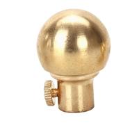 Fenteer Tuning Fork Attachment Removable for Meditation Compact Professional Multipurpose Tea Room Protector Sturdy Fits 6mm, gold 3x4x1.4cm