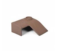 Fenteer Turtle Basking Ceramic Ramp Bridge Perch Tunnel Shelter Clay Piece Top Surface Accepts Lichen Or Water Plants For Decor Suitable for aquarium setups, Simple, Minimalist