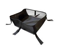 Fenteer Under Seat Storage Bag Pram Under Basket Rollator Organizer Pouch for Books Travel Necessaries Water Bottle, L with Board
