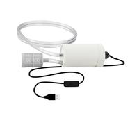 Fenteer USB Electric Auto Siphon Self Priming Pump Mini Water Transfer Pump Kit Easy to Use Water Pumping Tool for Tank Groovers, 3M Filter