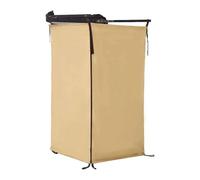 Fenteer Vehicle Side Shower Tent Privacy Shower Tent, Privacy Shelter, Camping Portable Dressing Room for Camping Hiking Beach Toilet Bathroom, SUV Trailer Truck Tailgate Restroom, Khaki