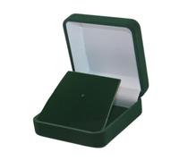 Fenteer Velvet Display Box Jewelry Organizer Brooches Scratch Resistant Coins Gift Box Multipurpose Lapel Pins Pin Display Case, Green White