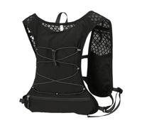Fenteer Vest Backpack Running Daypack Reflective Men Women Rucksack Sport Bag Water Bladder Bag for Climbing Marathoner, Black