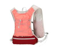 Fenteer Vest Backpack Running Daypack Reflective Men Women Rucksack Sport Bag Water Bladder Bag for Climbing Marathoner, Pink
