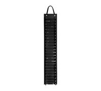 Fenteer Vinyl Roll Holder Organizer over The Door Large Capacity Sturdy Support Holder Vinyl Storage Organizer for Closet Craft Room, Black