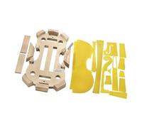 Fenteer Violin Making Inside Model Template 4/4 Size Configuration Body Layout Reference Construction Frame Professional Making Form, Style B