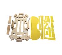 Fenteer Violin Making Inside Model Template 4/4 Size Configuration Body Layout Reference Construction Frame Professional Making Form, Style C