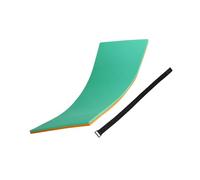 Fenteer Water Floating Mat Float Blanket Raft Water Mat Pool Pad Lounge Mattress for Party Outdoor Adults Family Fun, Green Orange