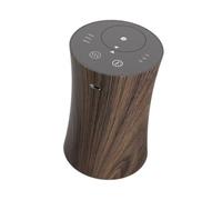 Fenteer Waterless Essential Oil Diffuser,Portable,Quiet,Cordless,Compact Mini Scent Machine Car Diffuser for Office Home Living Room, Dark Wood Grain