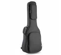 Fenteer Waterproof Musical Case Classical Guitar Bag Guitar Case Gig Bag Backpack with Sturdy Side Handle Oxford Cloth Pearl, 38 Inch Thickened Reinforced Standard Black, 38 Inch