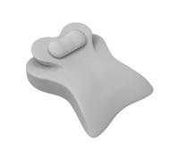 Fenteer Wedge Prone Pillow Face Down Rest Cushion Portable Comfortable Back Legs Support Ergonomic Memory Foam for Travel Salon Waist, Light Gray
