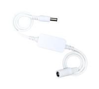 Fenteer WiFi Reset Cord Auto Reboot Programmed Refresh Switch Timing 24H Automatic Power Off Reset Line for Network Equipment, White 30cm