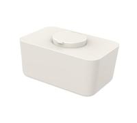 Fenteer Wipes Container Tissue Box Simple Large Capacity Napkin Case Facial Tissues Dispenser for Household Kitchen Tea Room Ornament, Beige