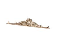 Fenteer Wood Applique Onlay Wooden Decorative Handmade,DIY Carved,Decal,Unpainted Frame for Staircase Door Mirror Cabinet Wardrobe