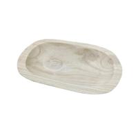 Fenteer Wooden Bowl,Home Kitchen Decor,Farmhouse,Practical Multifunctional Centerpiece Rustic for Gift Household Kitchen Home