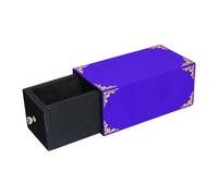 Fenteer Wooden Drawer Box Trick Appearing Box Gift Tool Comedy Objects Gimmick Prop Accessories for Women Men Kids Performance, Blue 28x15x12.5cm