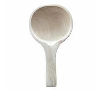 Fenteer Wooden Ladle Water Ladle Wooden Spoon Bath Ladle Solid Cedar Craft with Comfortable Grip and Build for Daily Use Suitable for Relaxation washroom Kitchen, Cypress Wht Blank