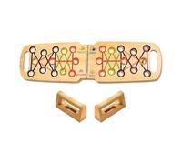 Fenteer Wooden Push up Board Exercise Board Strength Training Equipment Push up Stand for Gym Back Fitness Body Building Chest Muscle