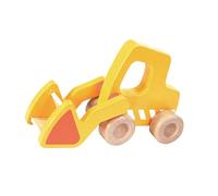 Fenteer Wooden Toy Early Educational Forklift Development Toys Construction Vehicle Birthday Gift Infant Grasping Toy for Kids