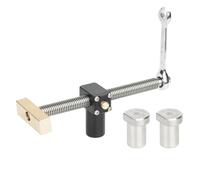Fenteer Workbench Clamp Vise Fast Table Vise Clamp Ratcheting Bench Vise with Aluminum Alloy Table Clamp Bra Components and Screw Suitable for Metalworking Shop use Home Projects
