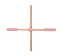Fenteer Yoga Stick Posture Correction Open Shoulder Flexibility Enhancer Adults Stretching Stick Rod for Bodybuilding Body Sculpting, 70cm with Cotton