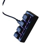 Fentency 4 USB Corded Keyboard Cut Copy Select Durability for Schools and Offices Gamers and Data Entry Fast Response Keyboard