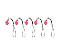 Fentency 5pcs Portable Silicone Case for USB Flashs Drives with Attaches Cord Protects Against Water & Dusts Multifunction Use for Home Not Lost USB Holder