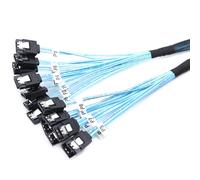 Fentency 8Pack SataSAS Cable SATA3 to SATA3 7Pin Data Cables for Mining Rigs and Drives SATAIII Cable