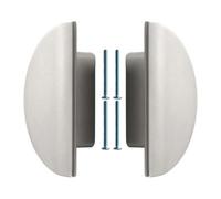 Fentency Antique Bronze Finish Cupboard Pulls Strong Metal Hardware Handles for Drawers Cabinets Wardrobes Simple Metal Semicircular Pulls