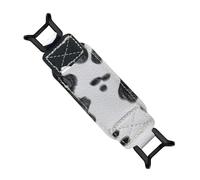 Fentency AntiSlip PU and Elastic Rope Hand Straps for 6-8inch Devices Ergonomic Grip for Extended Reading Tablet Hand Straps
