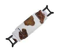 Fentency AntiSlip PU and Elastic Rope Hand Straps for 6-8inch Devices Ergonomic Grip for Extended Reading Tablet Hand Straps